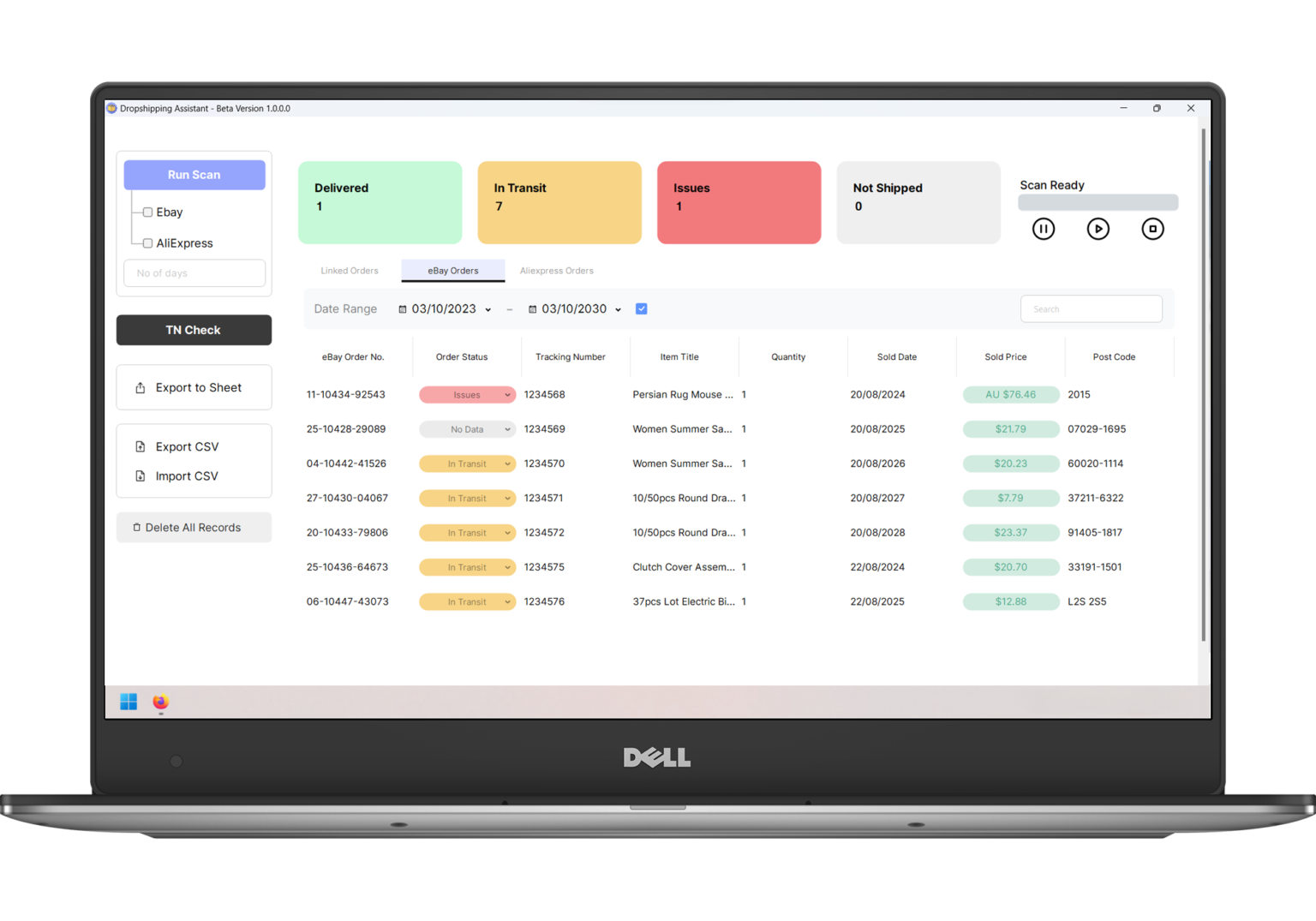 Dropshipping Manager Screenshot